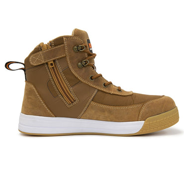 Dune Low Cut Zip Side Lace Up Safety Boot - Various Size Options