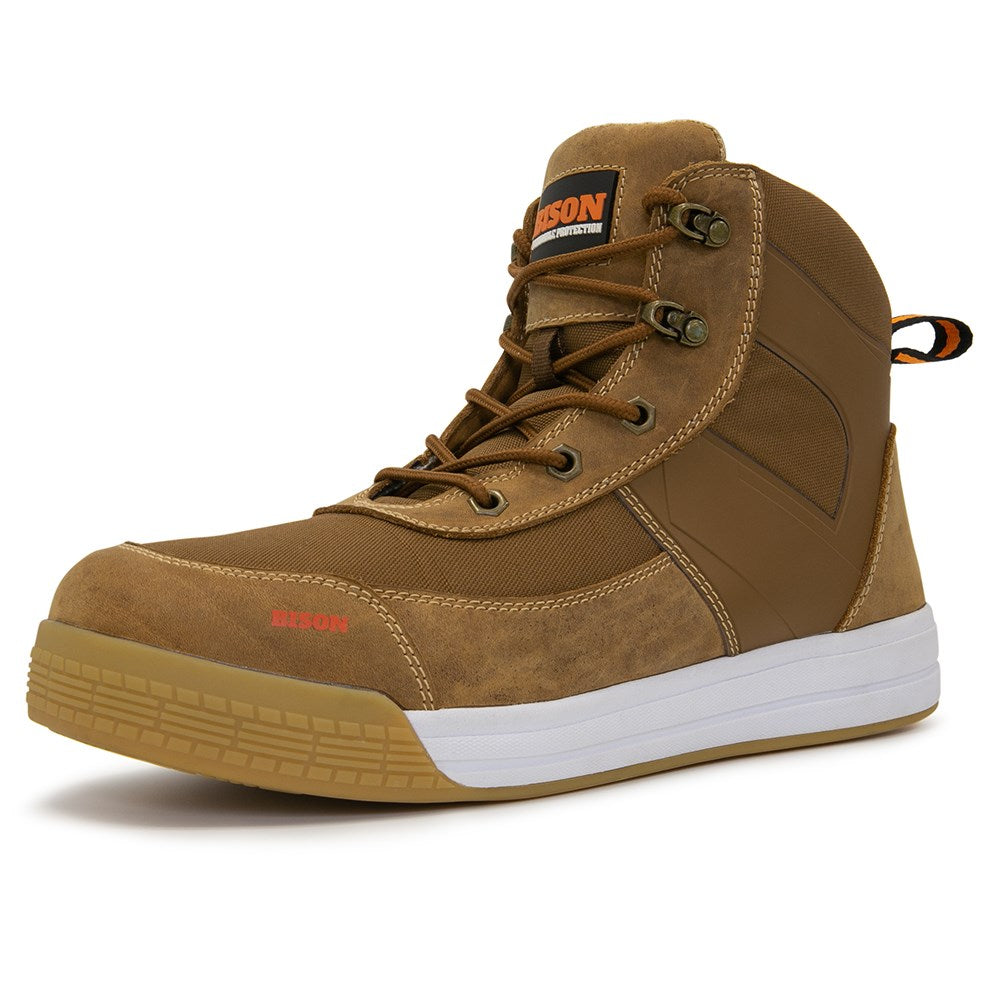 Dune Low Cut Zip Side Lace Up Safety Boot - Various Size Options