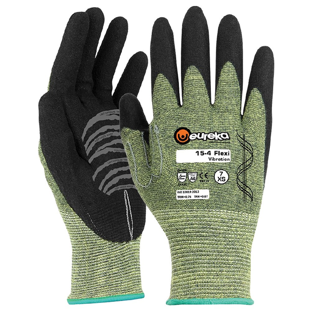Eureka Flexi Vibration Cut D Gloves- 1 pair 5 Size Options