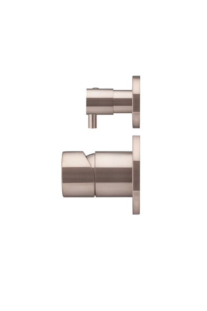 Meir Pinless Handle Round Diverter Mixer - Finish Trim Kit - Various Colour Finishes