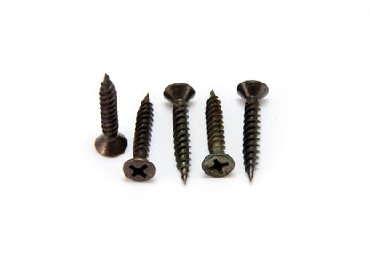 Macsim Wood Screws Florentine Bronze Plated - Box of 1000 - Various Sizes