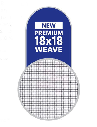 FLYPRO 316 Grade Stainless Steel P-Coat Flyscreen Mesh (BAL40) - 30m Rolls - Various Widths