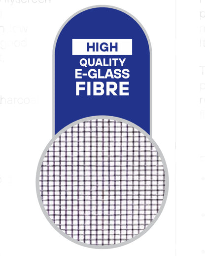 FLYPRO Pool & Patio Fibreglass Flyscreen Mesh - 30m Rolls - Various Widths