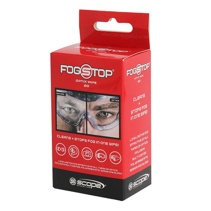 Scope Fog Stop Optix or Shammy Wipes - Various Pack Quantities