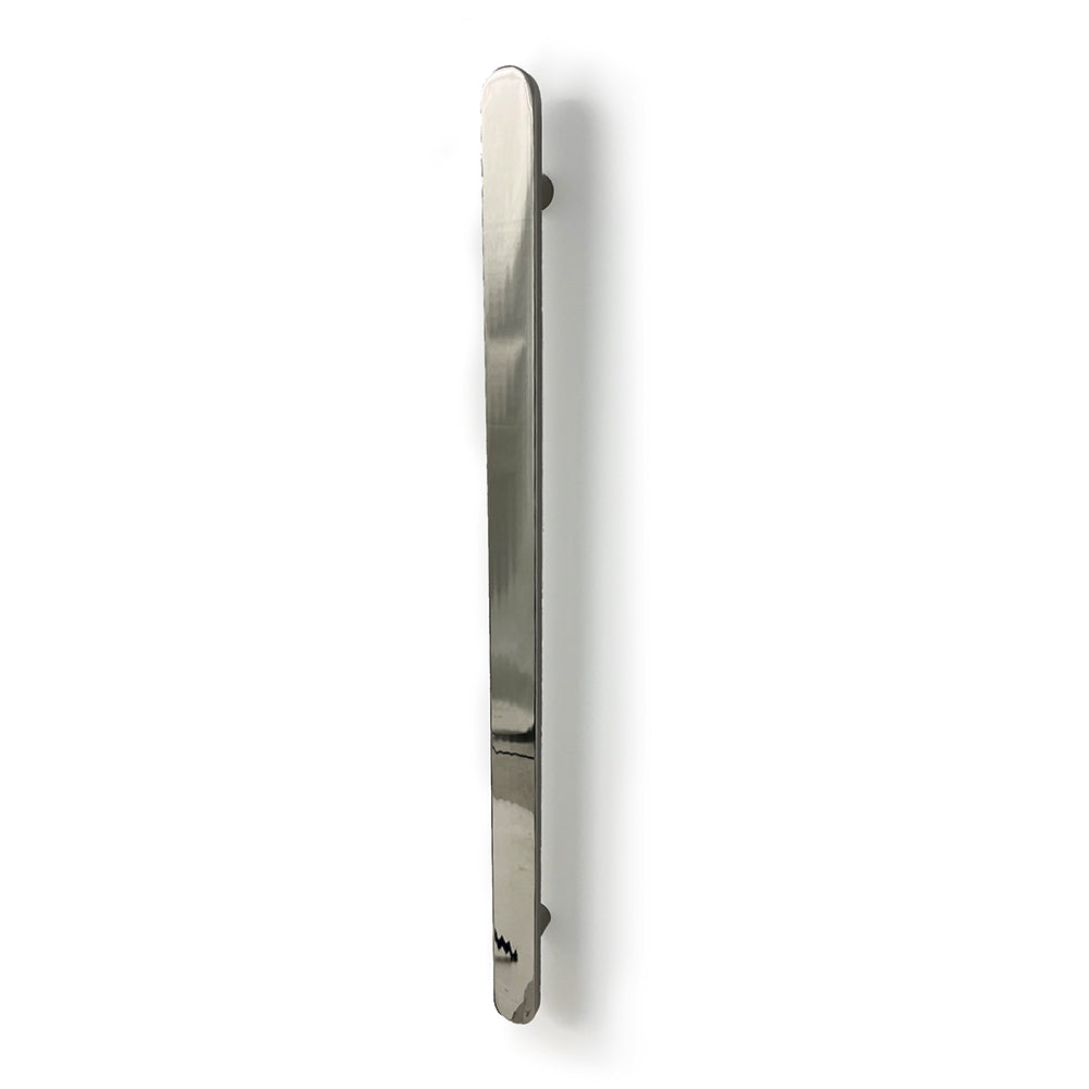 Radiant Flat Bar Vertical Towel Rail - Mirror Polished