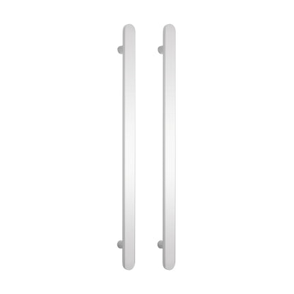 Radiant Vertical FLAT Bar Towel Rail - Multiple Bar and Hook Kits in Various Colours
