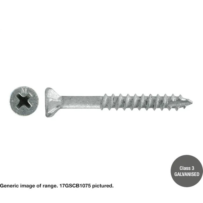 Macsim Type 17 Decking Screws (Phillips Drive) Galvanised - Various Sizes and Quantities