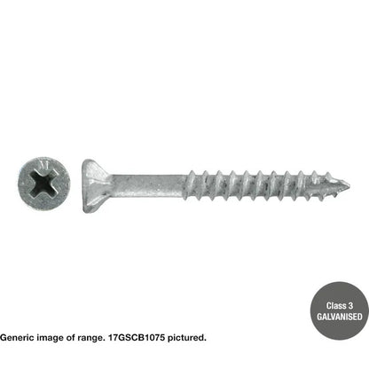 Macsim Type 17 Decking Screws (Phillips Drive) Galvanised - Various Sizes and Quantities
