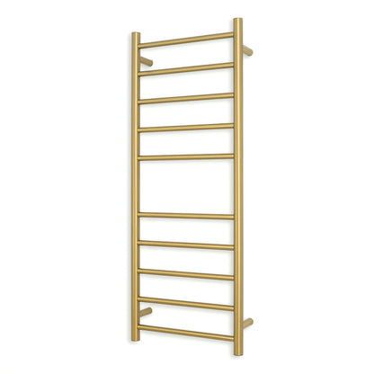 Radiant Heated Towel Rail (RTR430) 430mm x 1100mm - 10 Round Bars - Multiple Colour Finishes