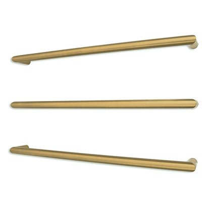 Radiant Single Round Bar NON-HEATED Towel Rails (NH-SBRTR) - Various Widths and Colour Finishes