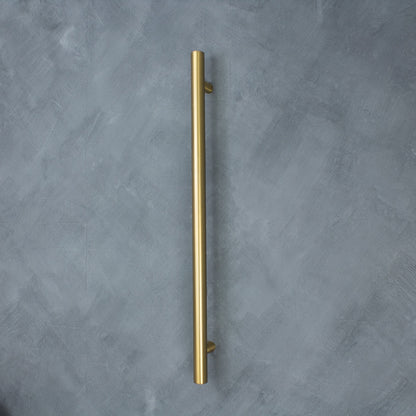Radiant Single Vertical ROUND Bar NON-HEATED Towel Rail 950mm Tall - Various Colour Finishes
