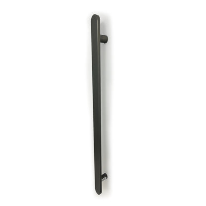 Radiant Single Vertical FLAT Bar Heated Towel Rail 930mm Tall - Various Colour Finishes