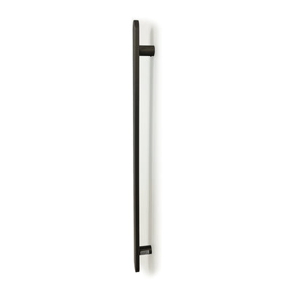 Radiant Single Vertical FLAT Bar Heated Towel Rail 930mm Tall - Various Colour Finishes