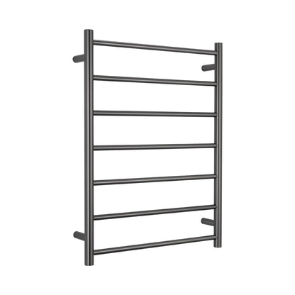 Radiant LOW Voltage Heated Towel Rail (12V-RTR01) 600mm x 800mm - 7 bars (ROUND) - Multiple Colour Finishes
