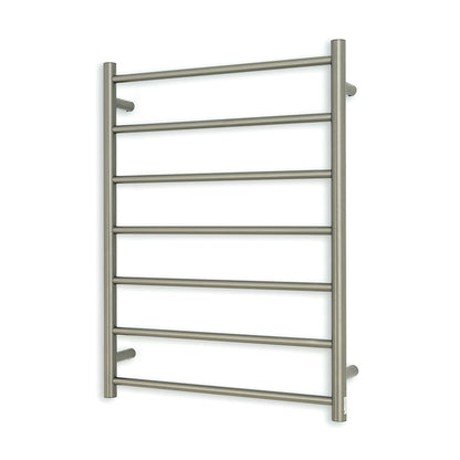 Radiant Heated Towel Rail (RTR01) 600mm x 800mm - 7 Round Bars - Multiple Colour Finishes
