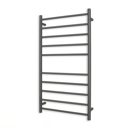 Radiant Heated Towel Rail (RTR02) 600mm x 1100mm 10 Round Bars - Multiple Colour Finishes