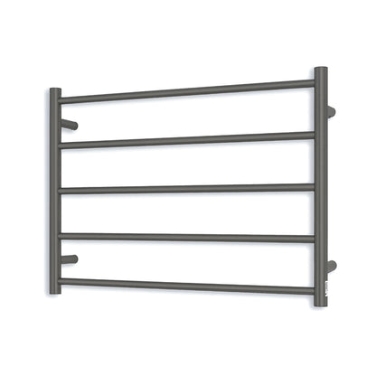 Radiant Heated Towel Rail (RTR03) 750mm x 550mm 5 Round bars - Multiple Colour Finishes