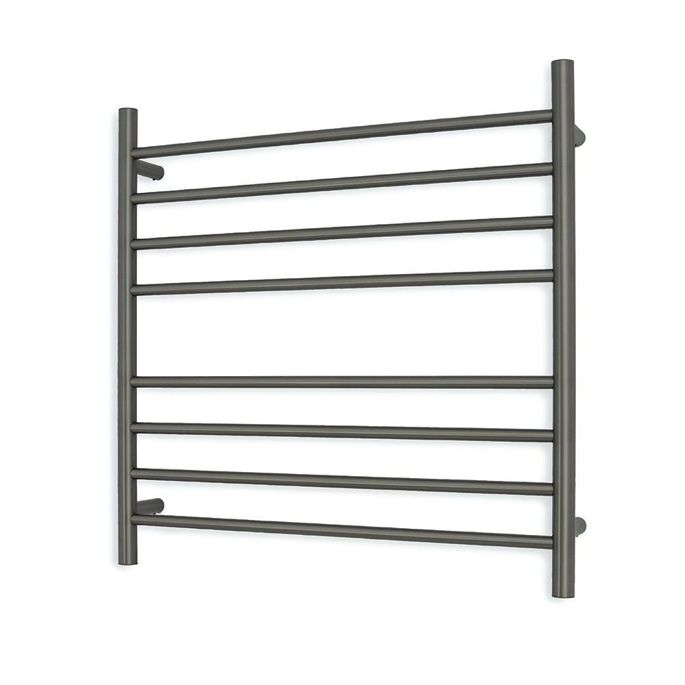Radiant Heated Towel Rail (RTR06) 750mm x 750mm - 8 Round Bars - Multiple Colour Finishes