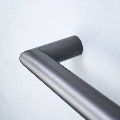 Single Round Bar - GUN METAL GREY
