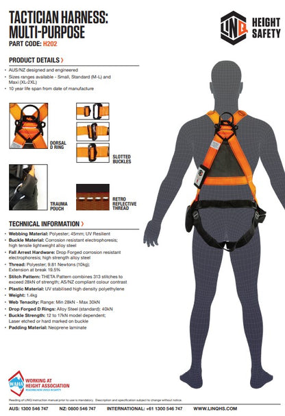 Linq Tactician Multi Purpose Harness - 2 Size Options