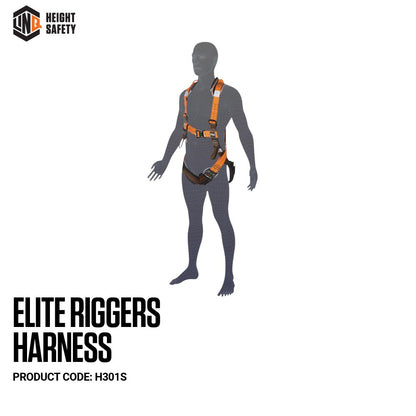 Linq Elite Riggers Harness + Harness Bag - 3 Size Options or Stainless Steel