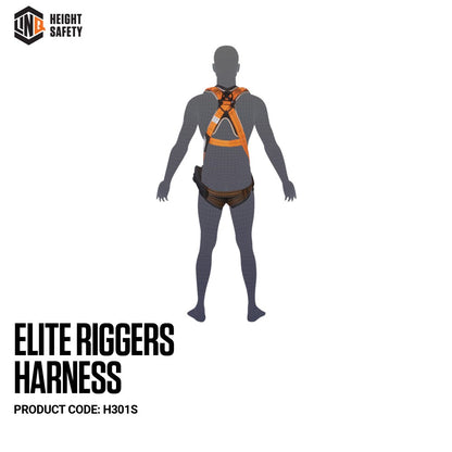 Linq Elite Riggers Harness + Harness Bag - 3 Size Options or Stainless Steel