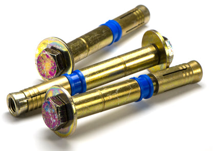 Macsim Hex Head High Load Safety Anchor Yellow Zinc Plated - Various Sizes and Quantities