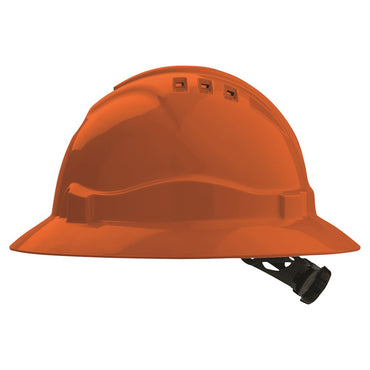 Pro Choice V6 Hard Hat Vented Full Brim Ratchet Harness - 5 Colour Options