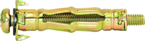 Macsim Hollow Wall Anchor Yellow Zinc Plated - Box of 100 - Various Sizes