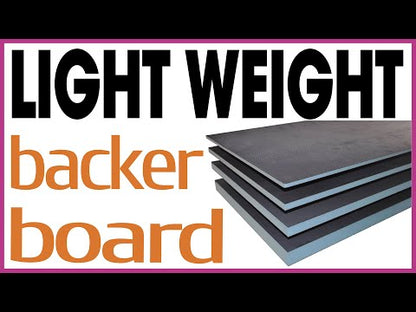Radiant ThermaSheet Insulated FLAT Tile Backer Board - 600mm Width - Boxes of 6 Sheets - Various Thickness and Lengths