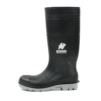 Inca PVC/Nitrile Safety Gum Boot Black/Grey - Various Size Options