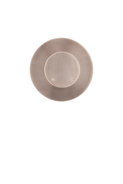 Meir Pinless Handle Round Wall Mixer - Finish Trim Kit - Various Colour Finishes