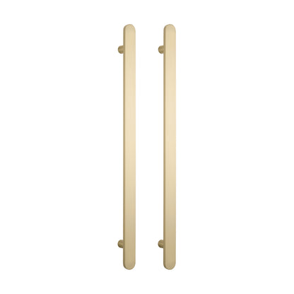 Radiant Vertical FLAT Bar Towel Rail - Multiple Bar and Hook Kits in Various Colours