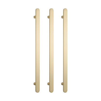 Radiant Vertical FLAT Bar Towel Rail - Multiple Bar and Hook Kits in Various Colours