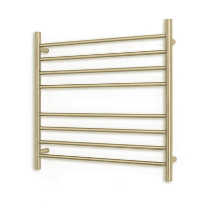 Radiant Heated Towel Rail (RTR06) 750mm x 750mm - 8 Round Bars - Multiple Colour Finishes