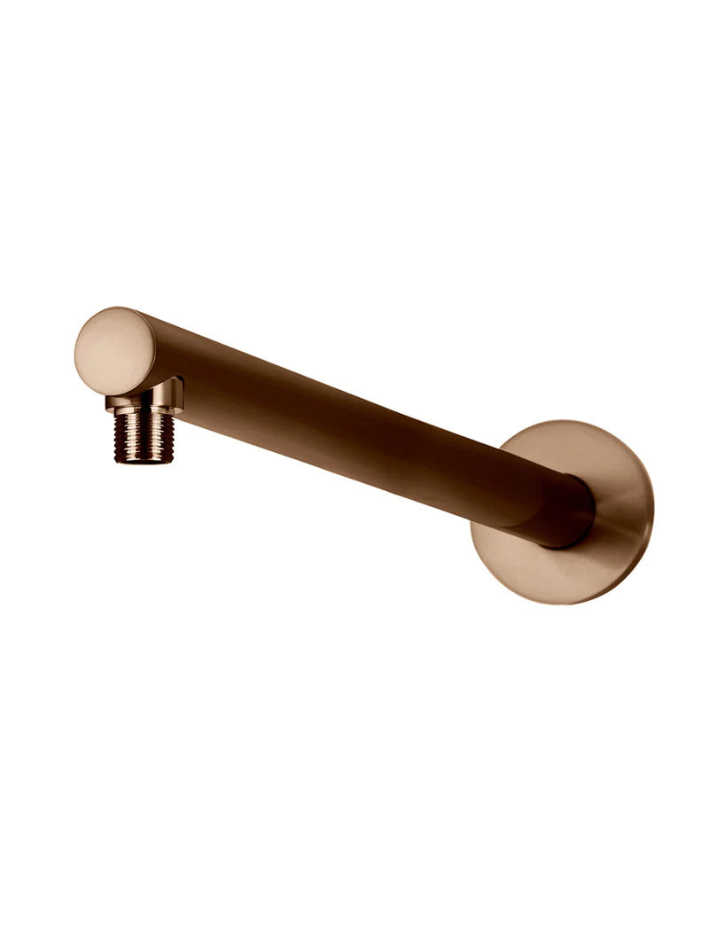 Meir Round Wall Shower Arm 400mm - Various Colour Finishes