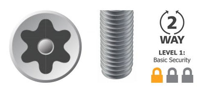 Resytork Button Head 304 Stainless Steel Machine Screw Box of 100 - Various Metric Sizes
