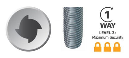 Sentinel Countersunk Head Zinc Machine Screw Box of 100 - in Various Sizes