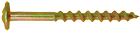 Macsim Porous Material Screws Yellow Zinc Plated - Button Head or Countersunk