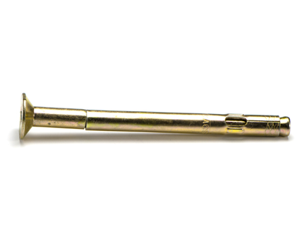 Macsim Countersunk MasonBolt / AnchorBolt Yellow Zinc Plated - Various Sizes and Quantities