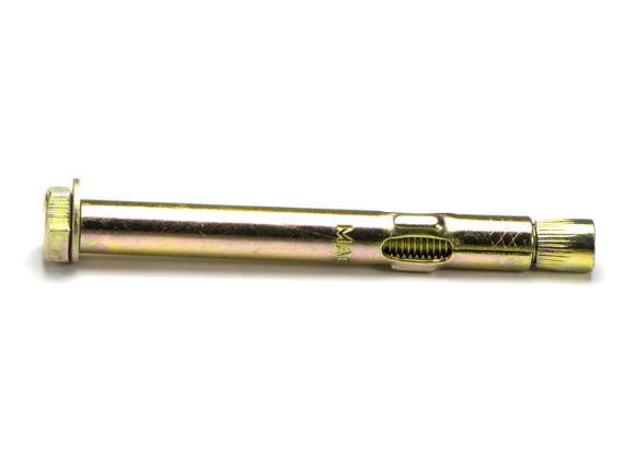 Macsim Flush Head MasonBolt / AnchorBolt Yellow Zinc Plated - Various Sizes and Quantities
