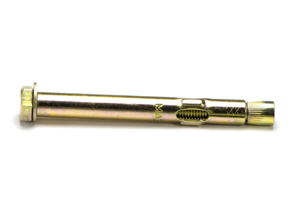 Macsim Flush Head MasonBolt / AnchorBolt Yellow Zinc Plated - Various Sizes and Quantities
