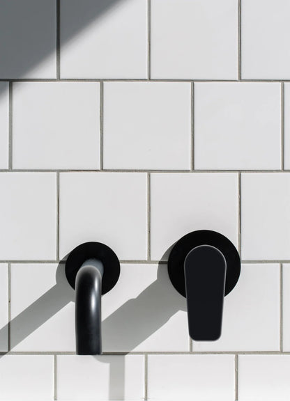 Meir Paddle Handle Round Wall Mixer - Finish Trim Kit - Various Colour Finishes