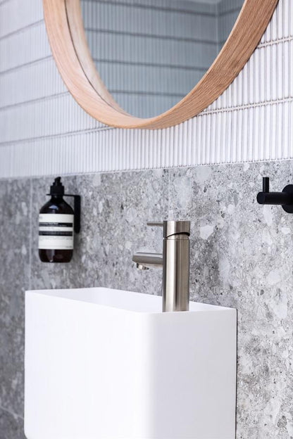Meir Round Pin Handle Basin Mixer Tap - Various Colour Finishes