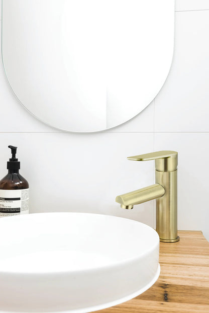 Meir Round Paddle Basin Mixer Tap - Various Colour Finishes