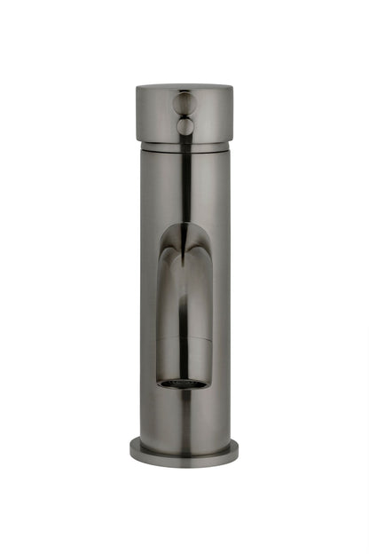 Meir Round Basin Mixer Tap with Curved Spout - Various Colour Finishes
