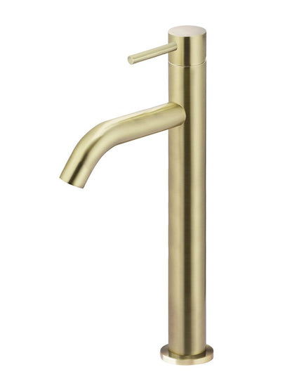 Meir Piccola Tall Basin Mixer Tap with 130mm Spout - Various Colour Finishes