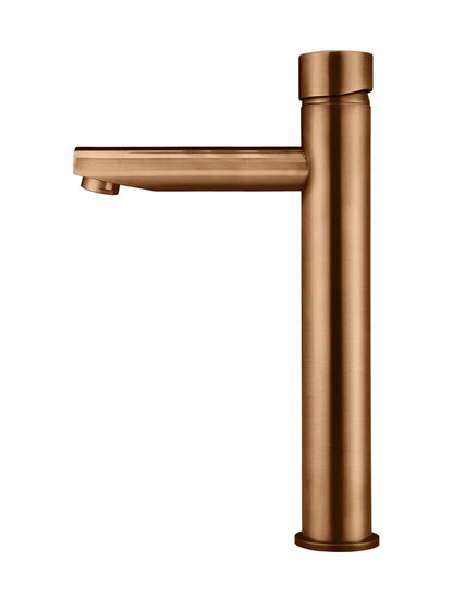 Meir Round Tall Pinless Basin Mixer Tap - Various Colour Finishes