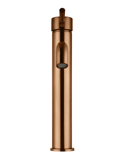 Meir Round Tall Curved Basin Mixer Tap - Various Colour Finishes