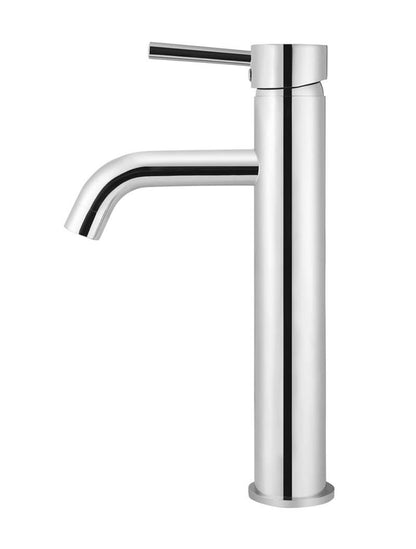 Meir Round Tall Curved Basin Mixer Tap - Various Colour Finishes